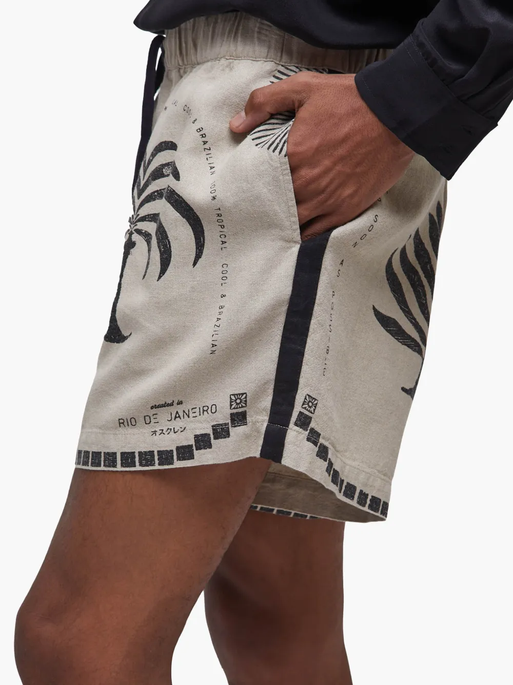 Osklen Rio shorts Beige