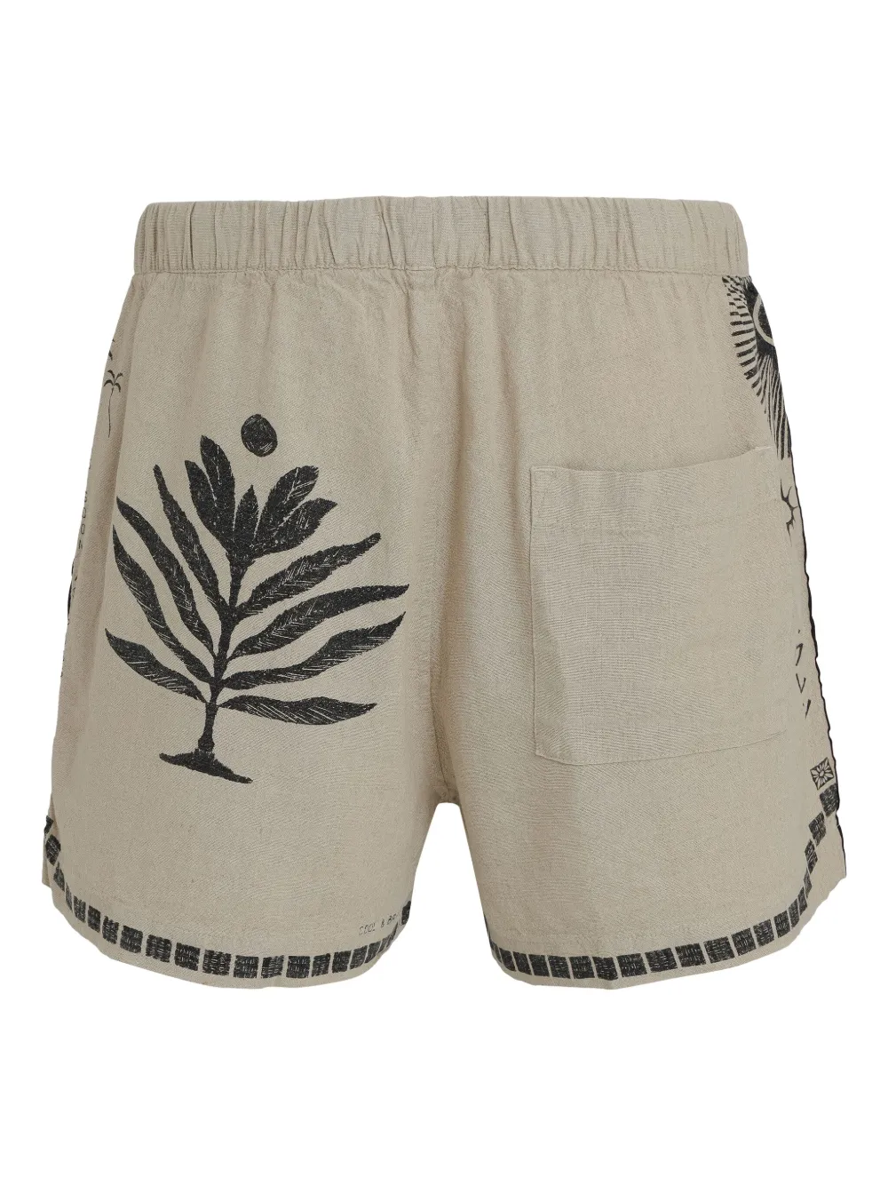 Osklen Rio shorts Beige
