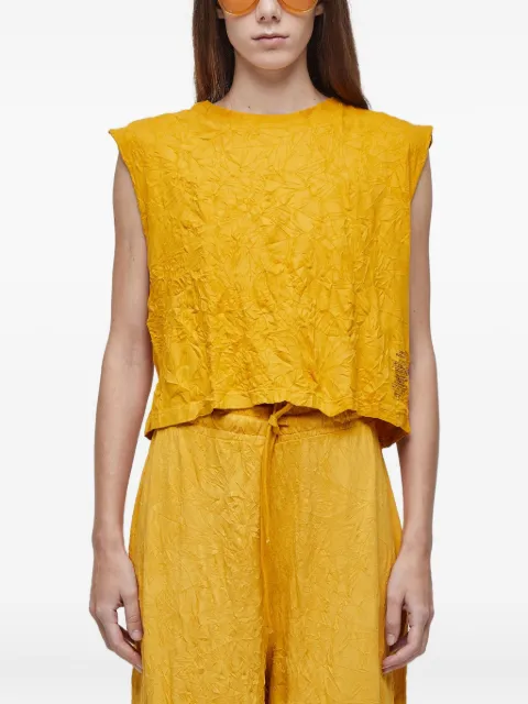 Osklen wrinkled sleeveless top