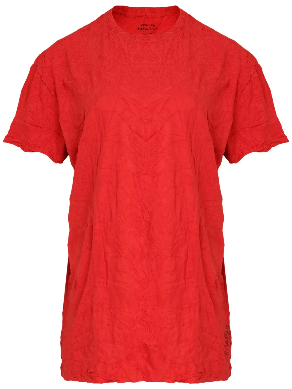 Osklen Blouse met kreuk-effect Rood