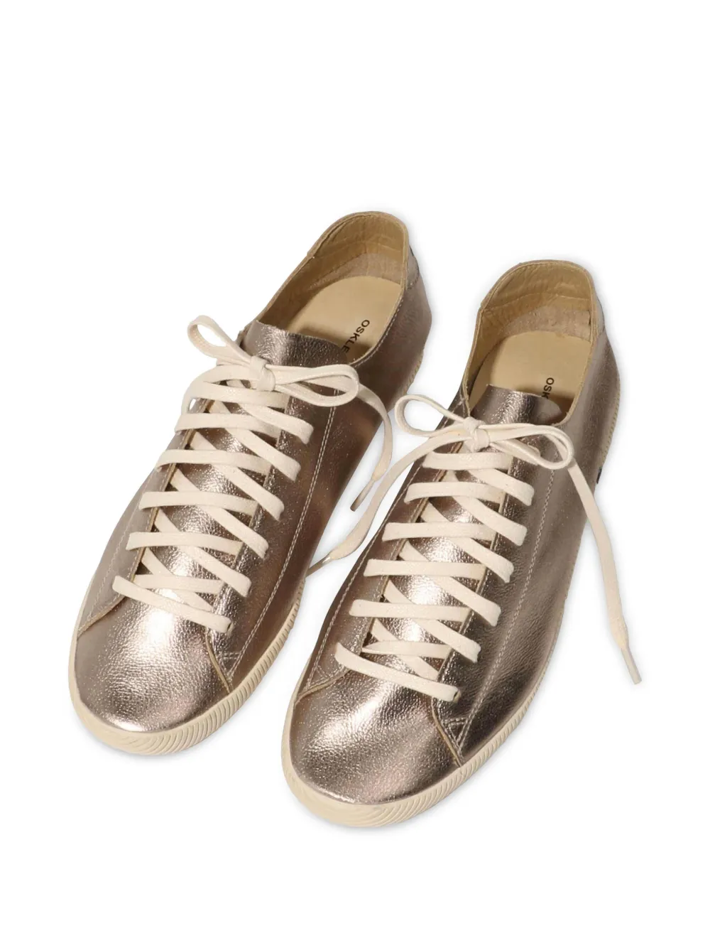 Osklen Arpoador metallic sneakers - Beige