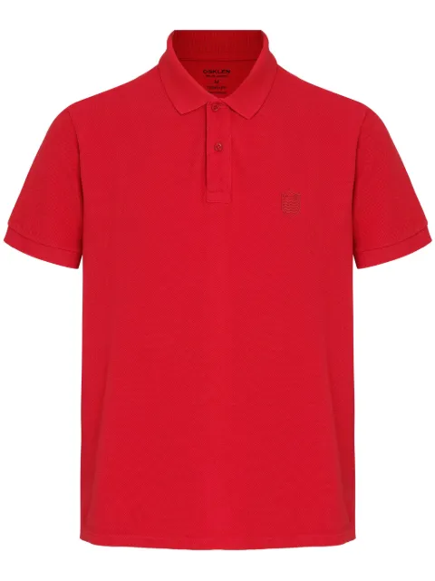 Osklen logo-embroidered polo shirt