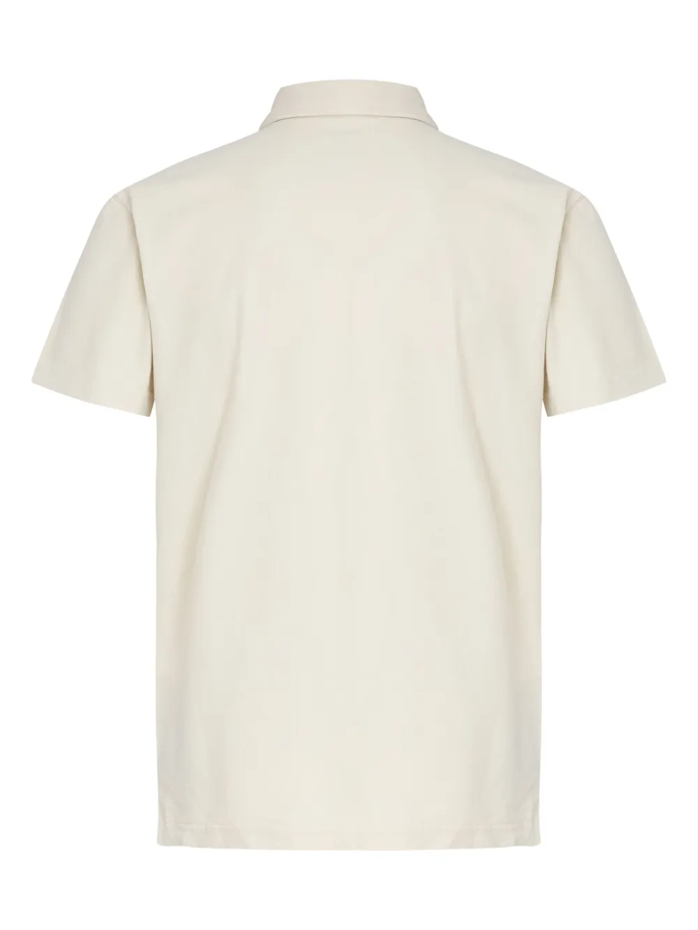 Osklen Poloshirt met logopatch - Beige