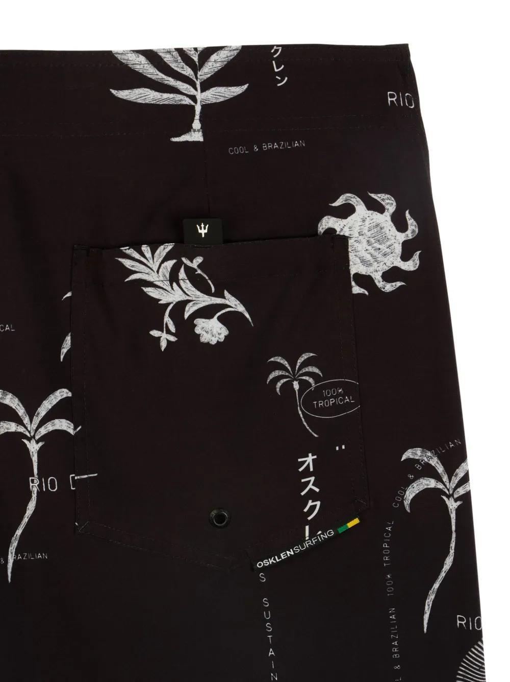 Osklen 1989 Surf bermuda shorts Zwart