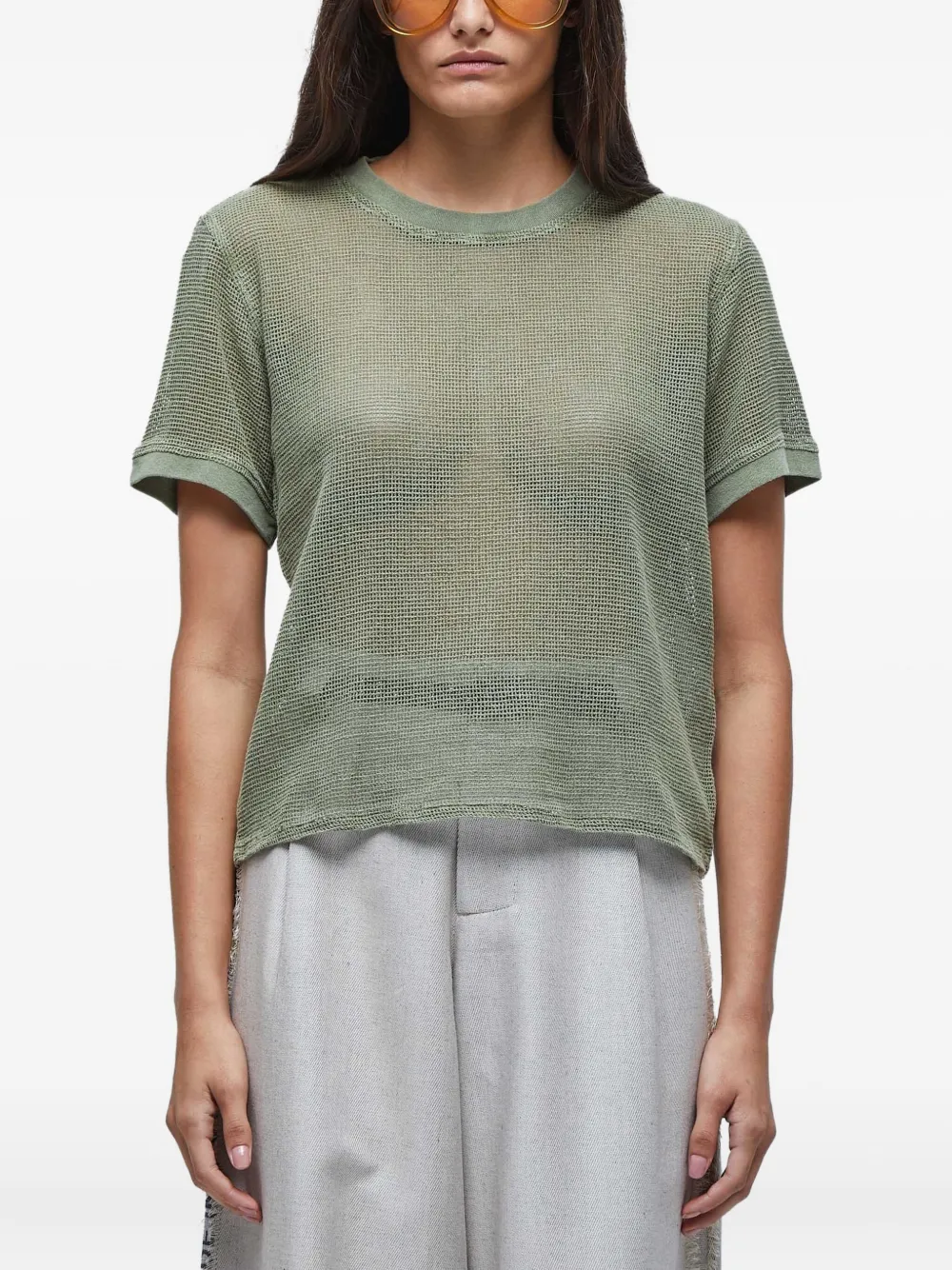 Osklen Mesh T-shirt Groen