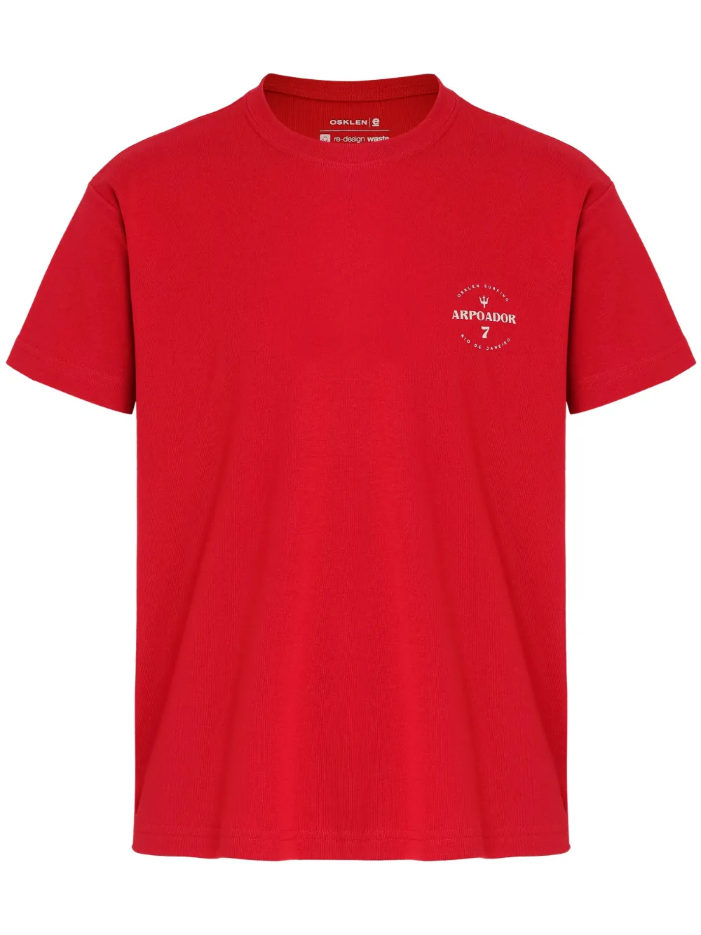 Osklen Camiseta Arpoador com logo | Vermelho | Image 1