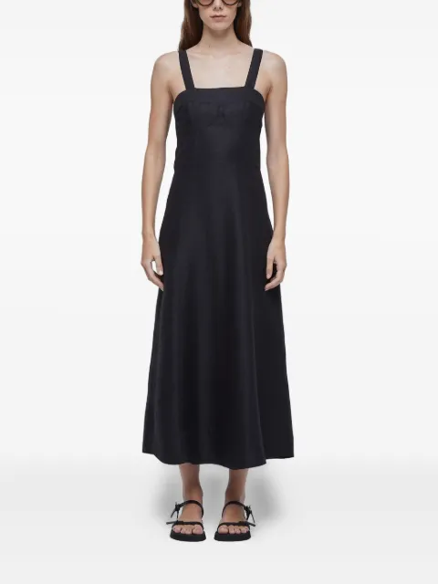 Osklen square-neckline midi dress
