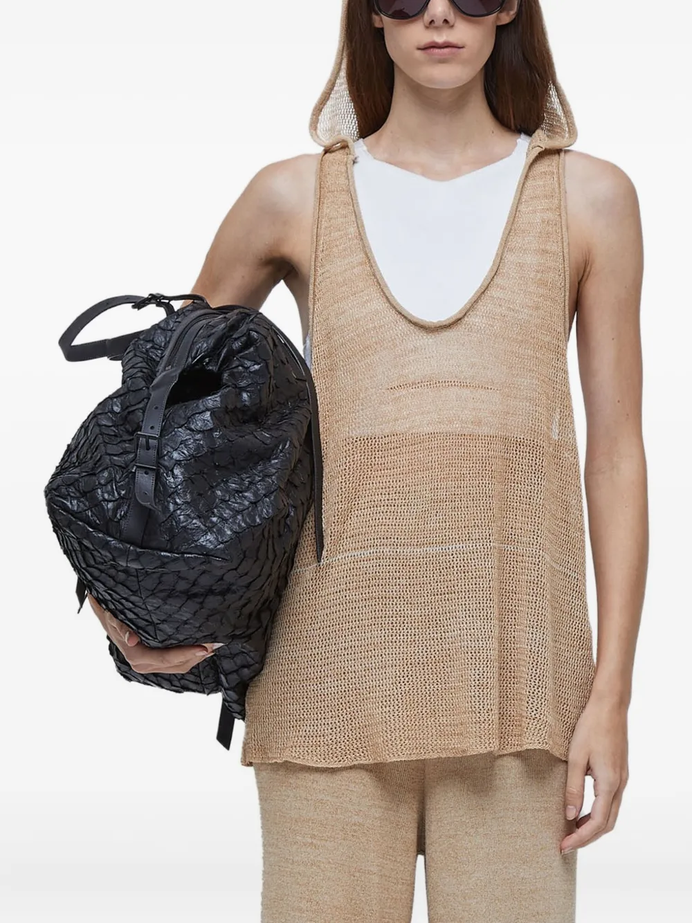 Osklen Cortica hooded top | Brown | Image 1