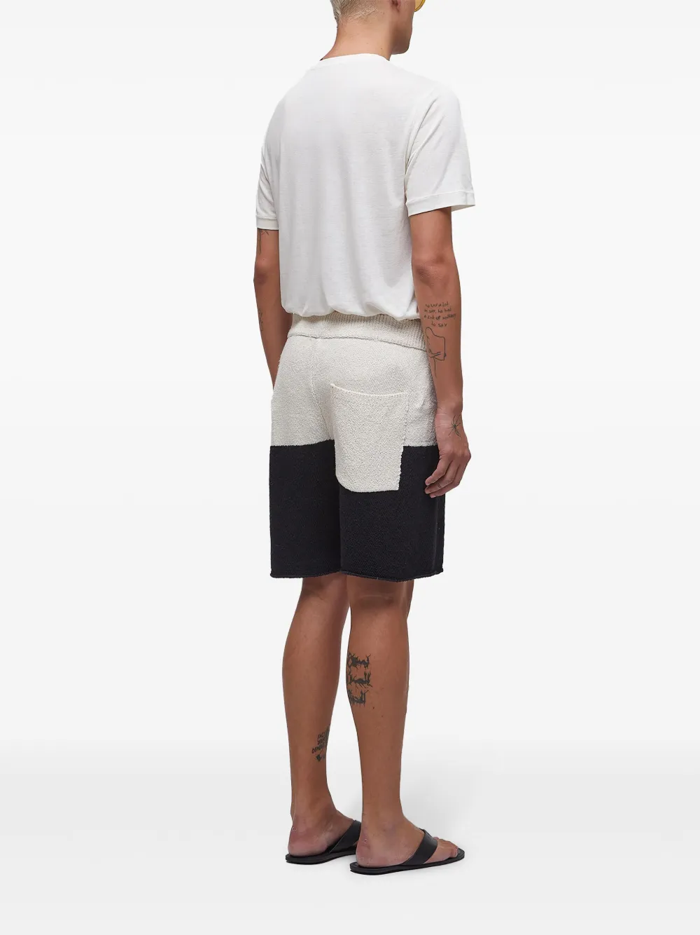 Osklen Towelling-finish Shorts In White
