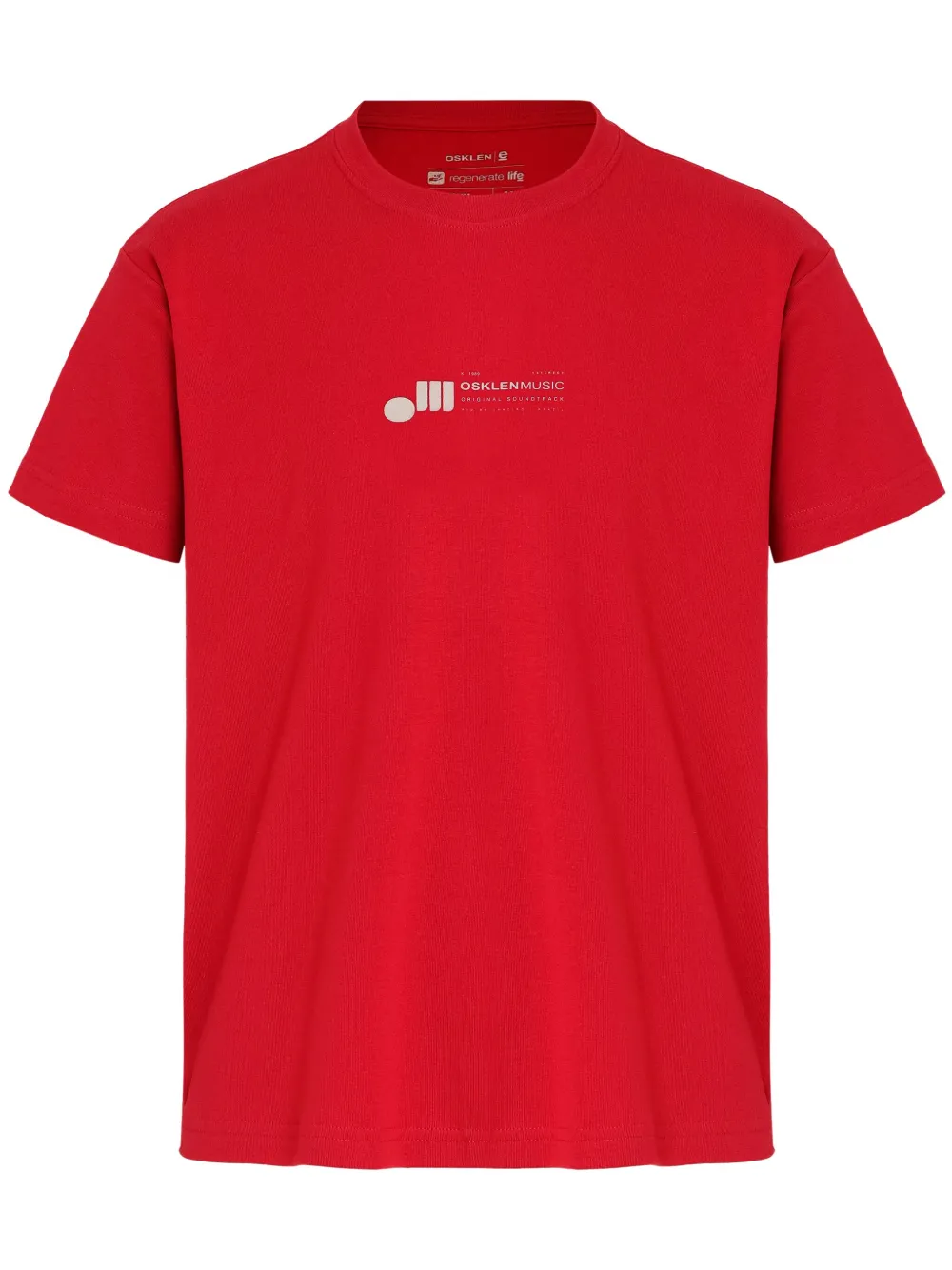 Osklen Music Label T-shirt Rood