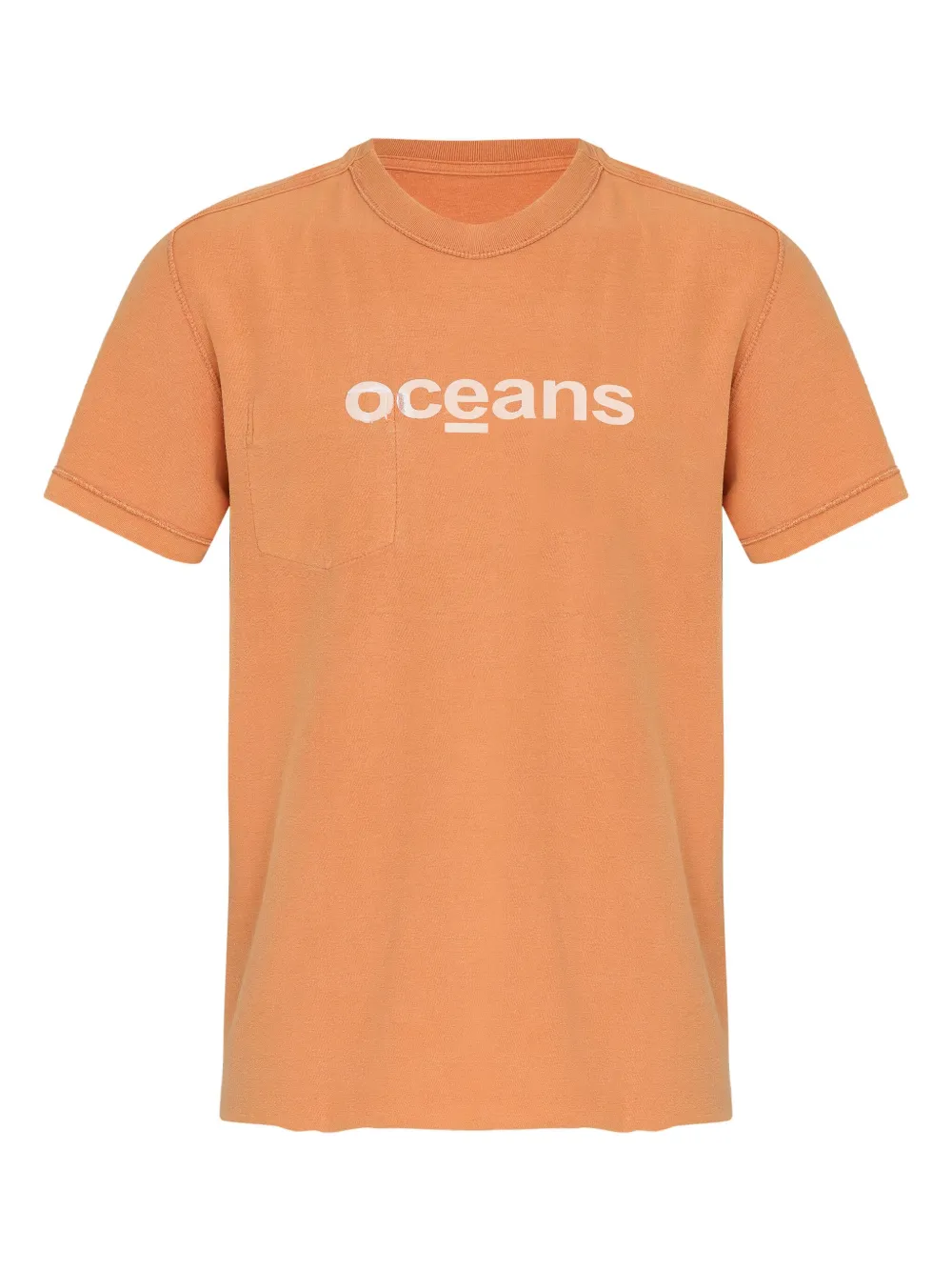 Osklen Oceans omkeerbaar T-shirt Oranje