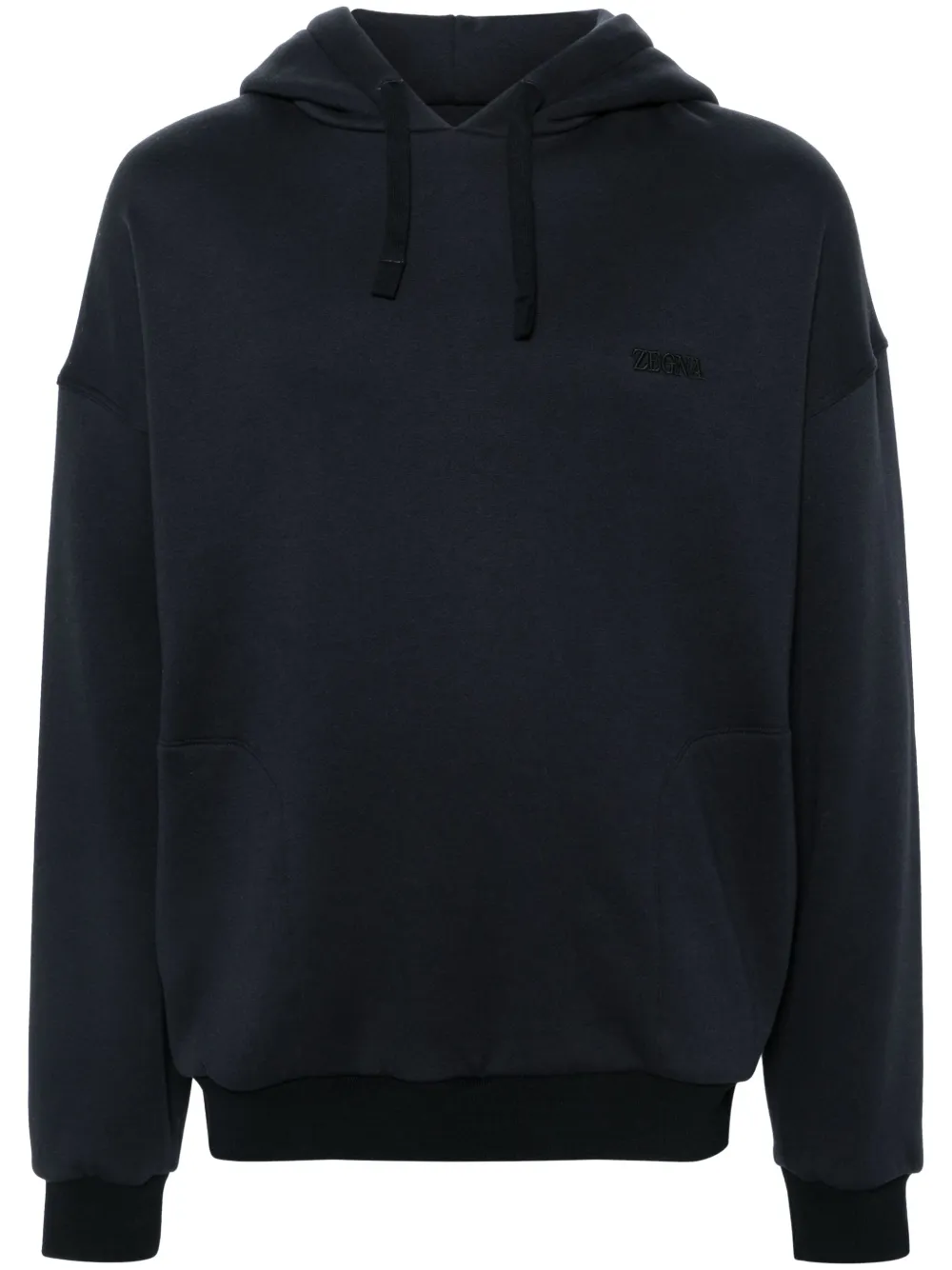 Zegna sudadera con logo bordado | azul | Image 1