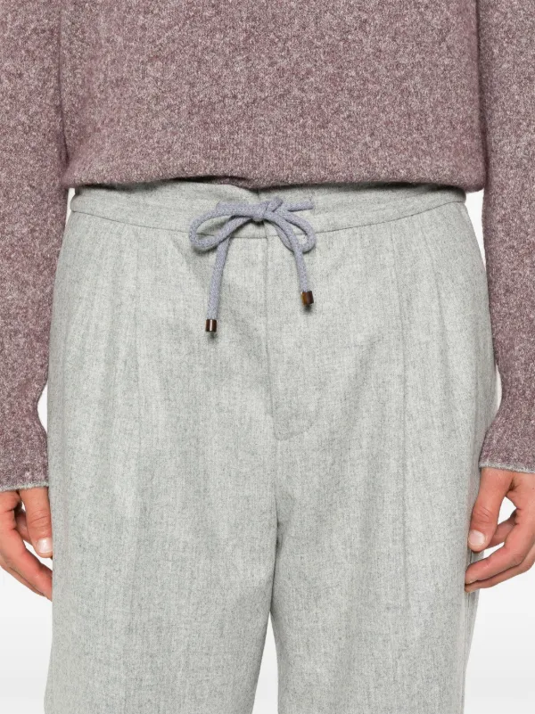 BRUNELLO CUCINELLI★グレーウールパンツ Brunello Cucinelli ウールパンツ | グレー | FARFETCH JP
