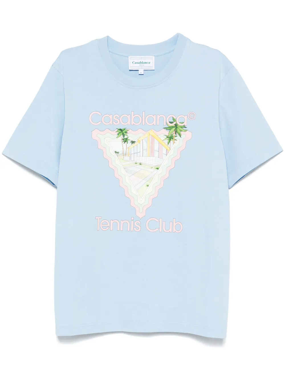 Casablanca Maison de Reve T-shirt Blauw