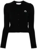 Marine Serre Core Knit cardigan - Black