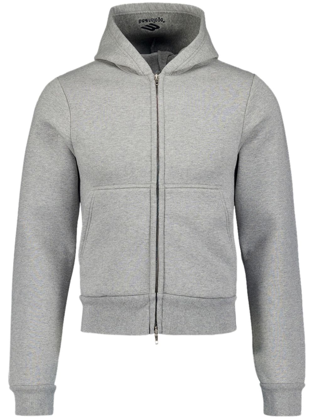 Balenciaga zip-up cotton hoodie - Grey