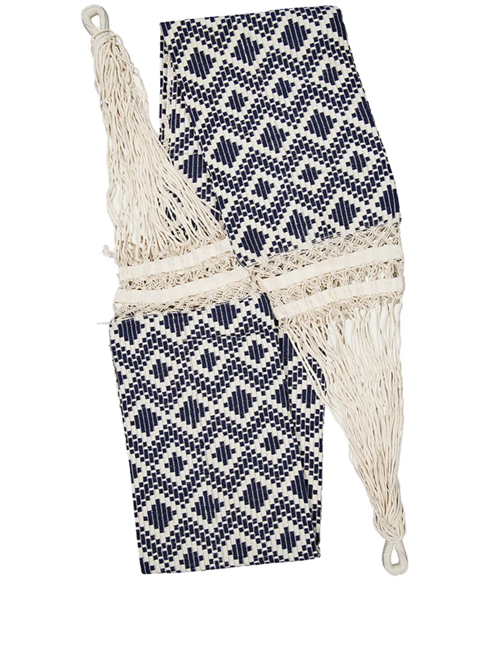 Frescobol Carioca Simao jacquard hammock | Blue | Image 1