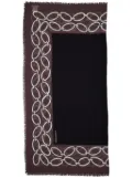 Valentino Garavani chain link-print shawl - Brown