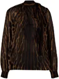 Givenchy leopard-print blouse - Brown
