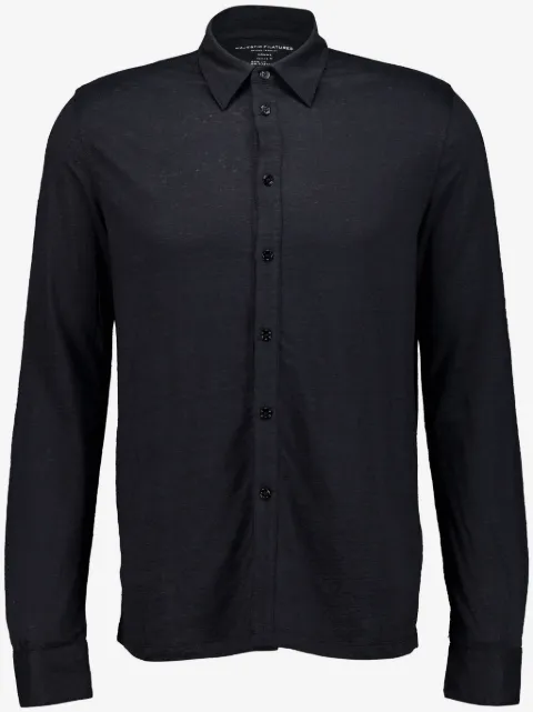 Majestic Filatures stretch-linen shirt