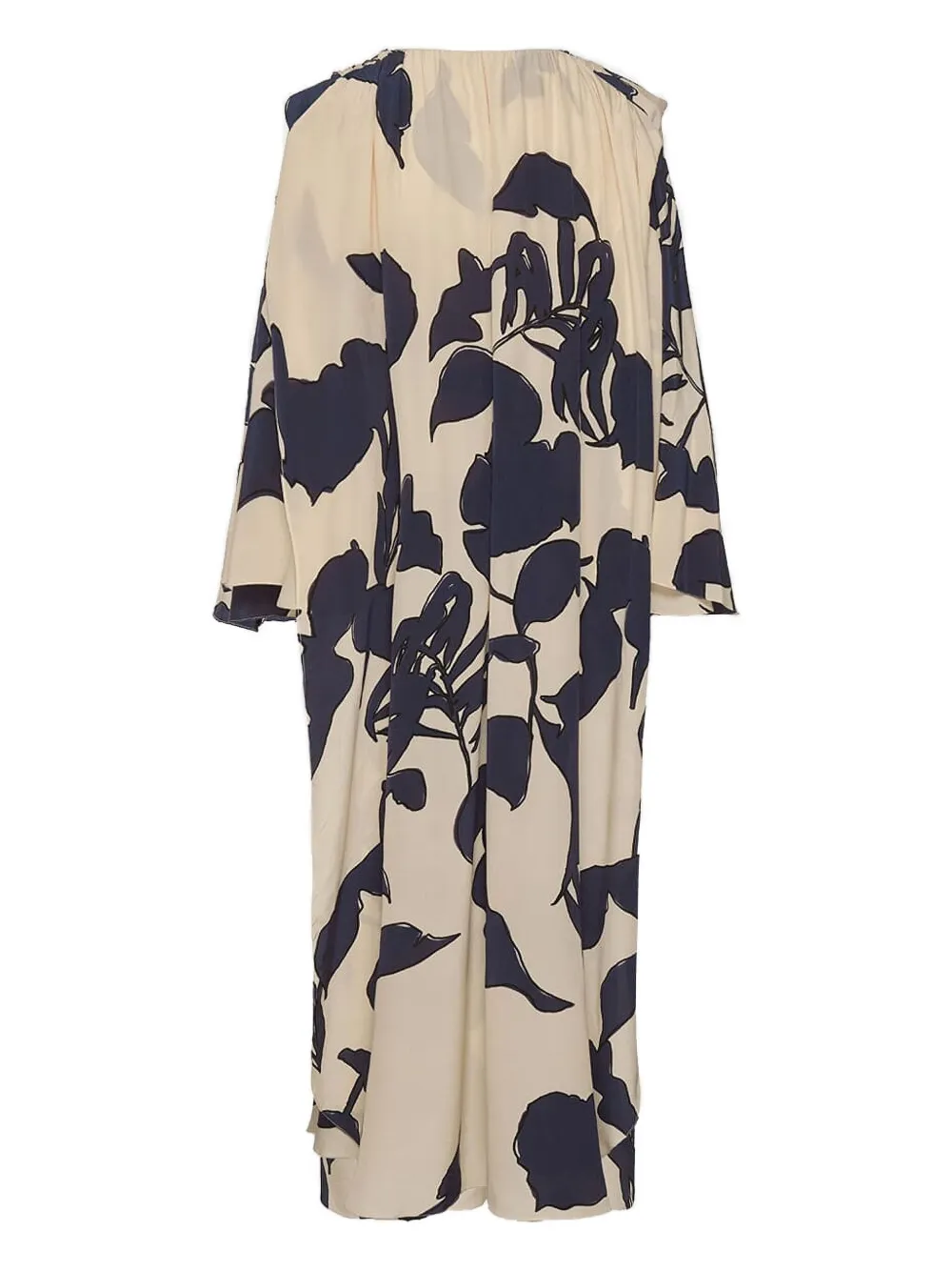 Johanna Ortiz floral-print midi dress - Beige