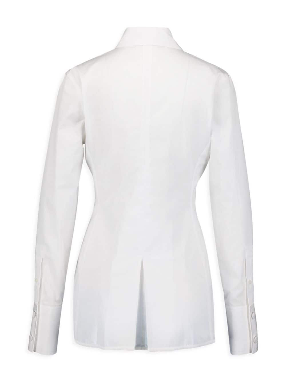 Givenchy Katoenen blouse met lange mouwen - Wit