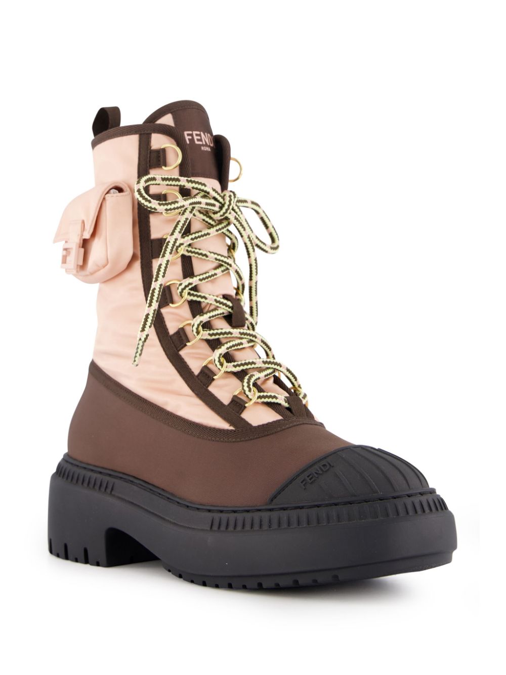 Shop Fendi 55mm Domino Boots In Pink