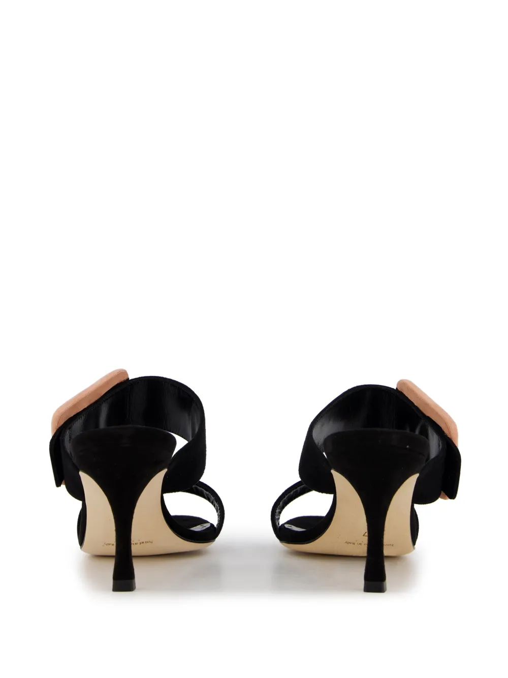Manolo Blahnik 70mm Gable sandals Black