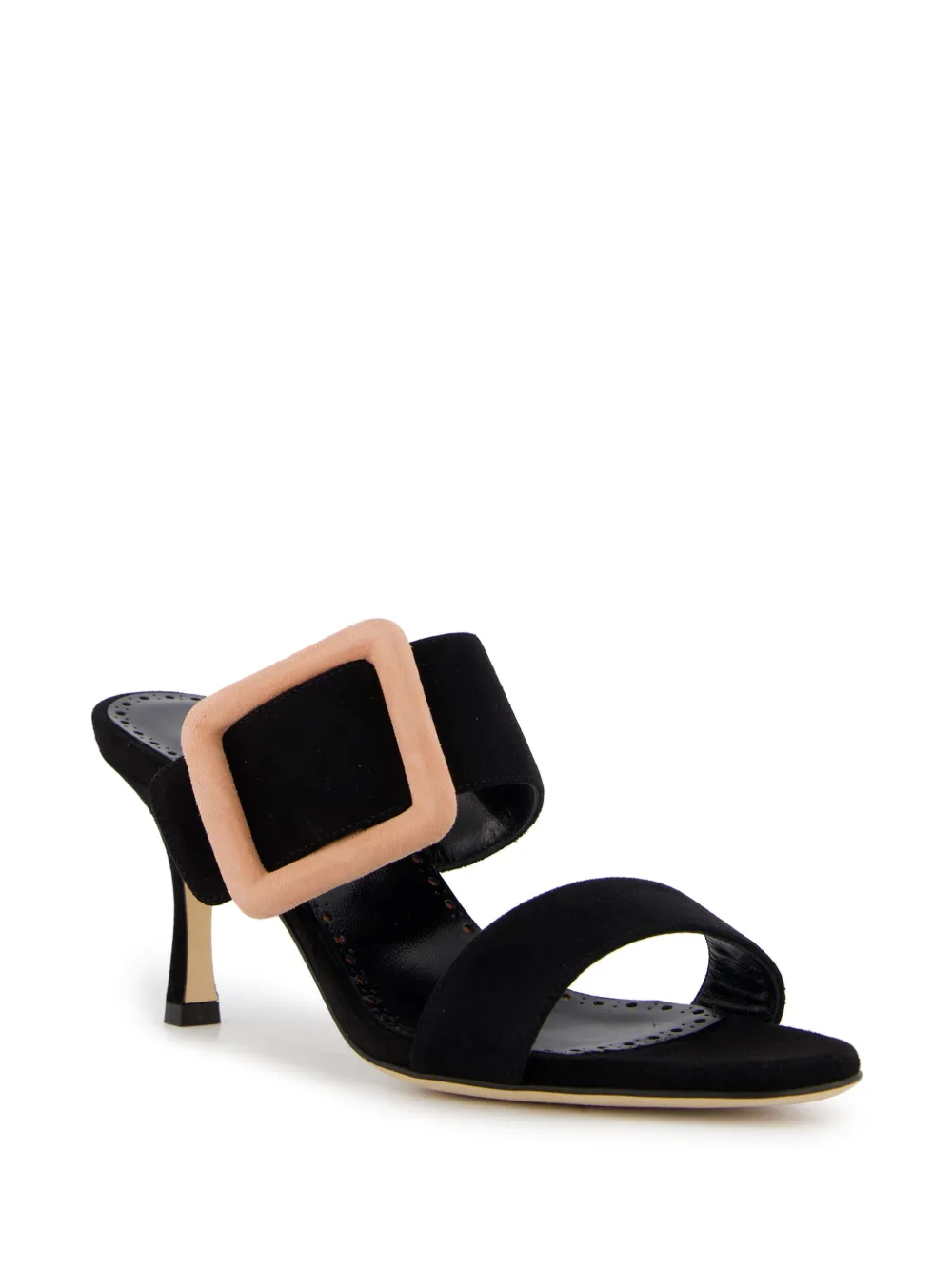 Manolo Blahnik 70mm Gable sandals Black