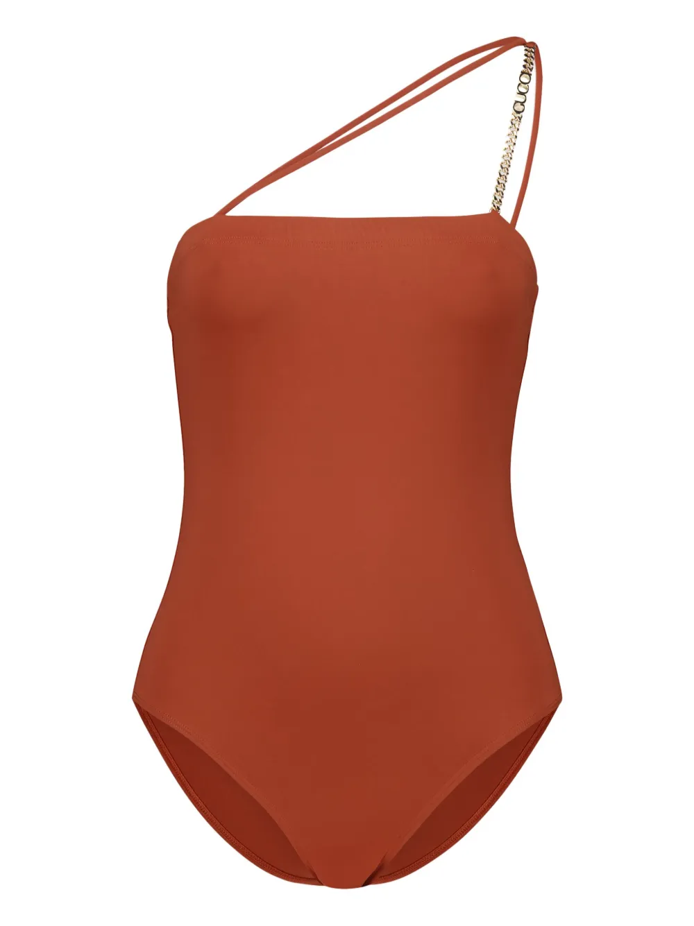 Gucci Asymmetrische body met ketting Bruin