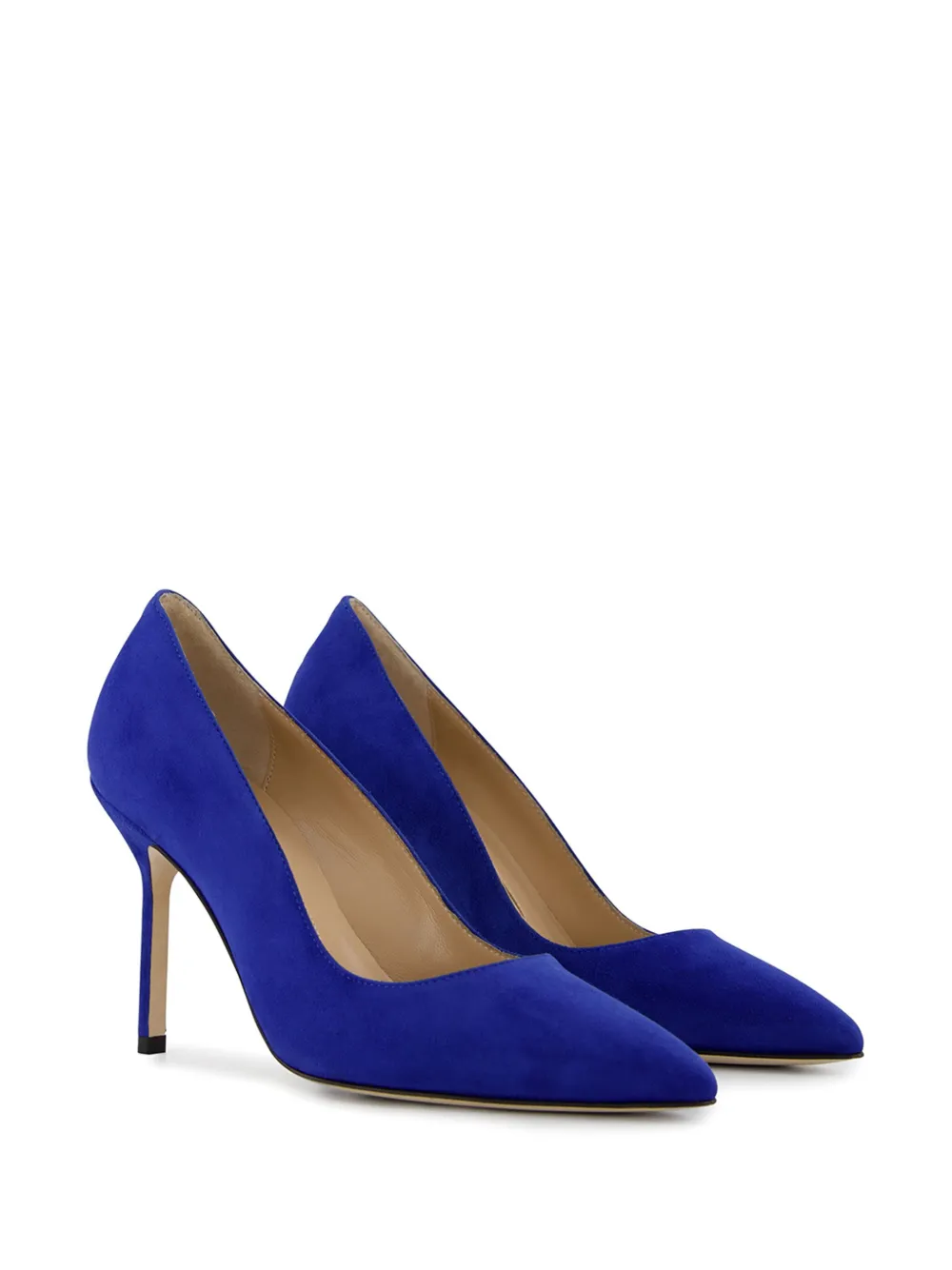 Manolo Blahnik 105 mm BB pumps Blauw