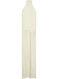 Zeus+Dione Cyrene open-back halterneck maxi dress - White