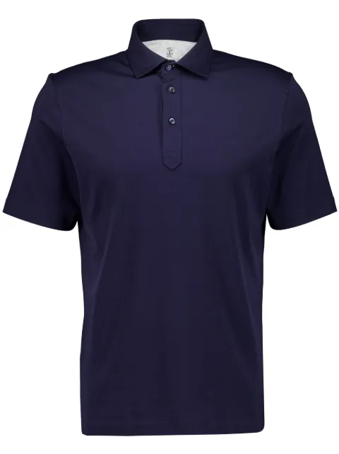 Brunello Cucinelli playera tipo polo manga corta