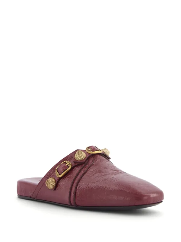 サンダル・ミュール BALENCIAGA Grape Leather City Slippers BALENCIAGA Grape leather City slippers | gebnegozionline