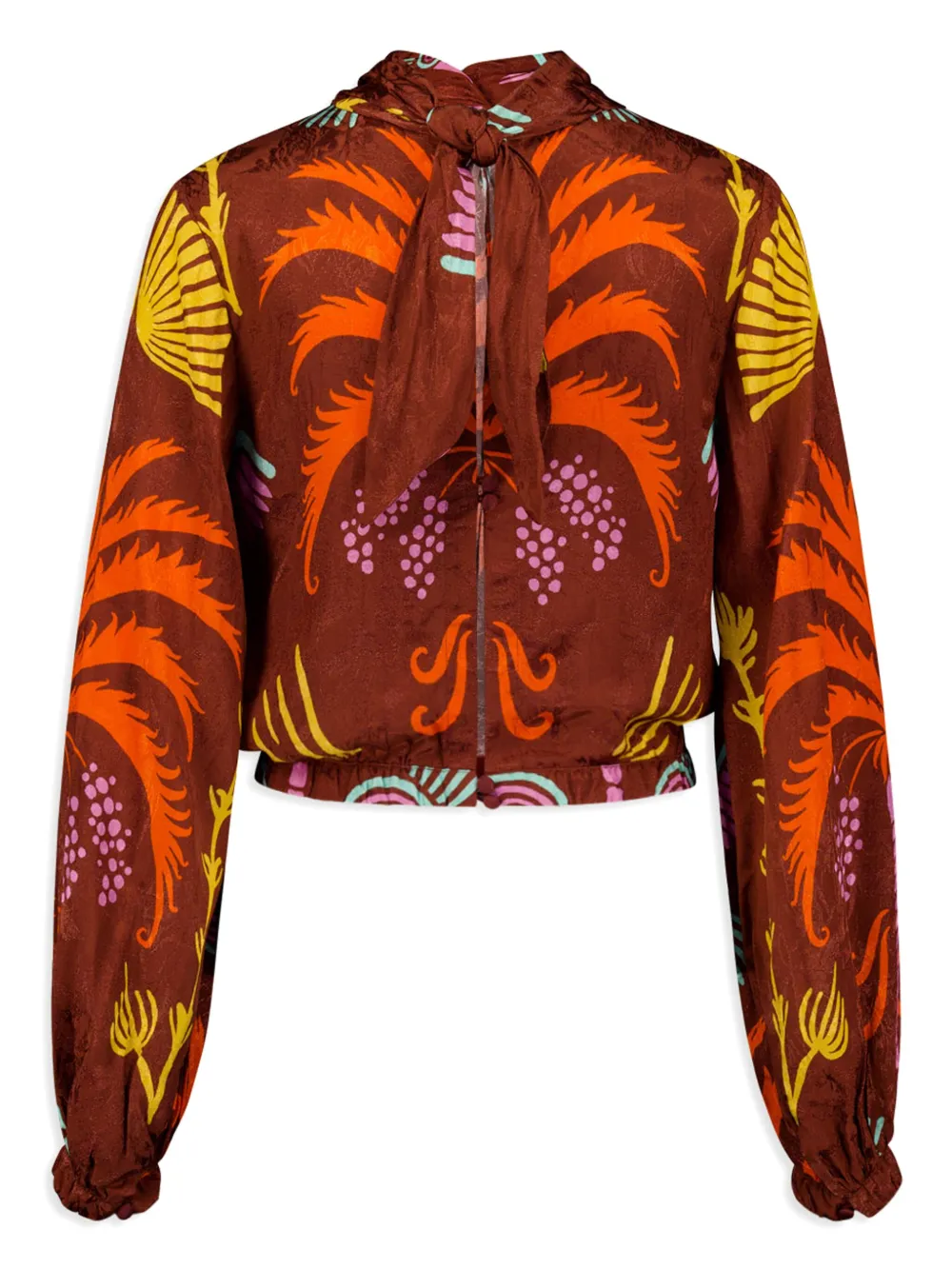 johannaortiz Johanna Ortiz Diwali cropped top - Rood