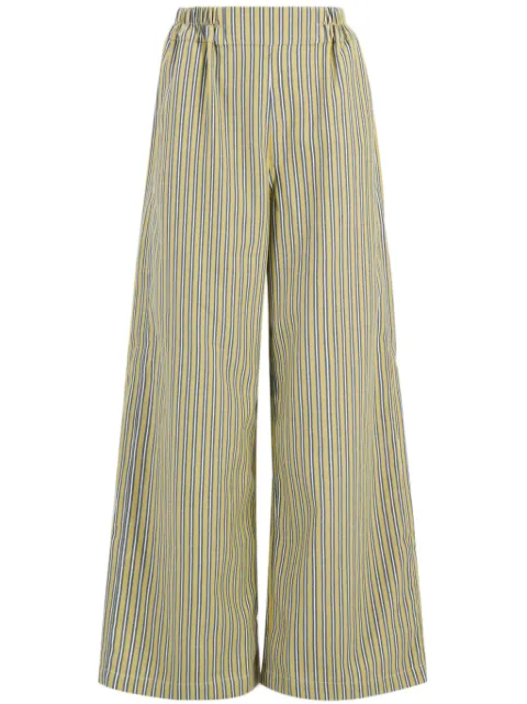 PAULA striped high-waisted trousers 