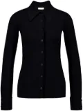 Ferragamo pointed-collar cardigan - Black
