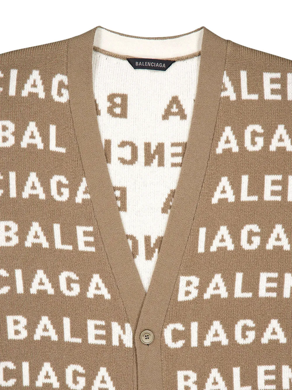 Balenciaga Intarsia vest Beige