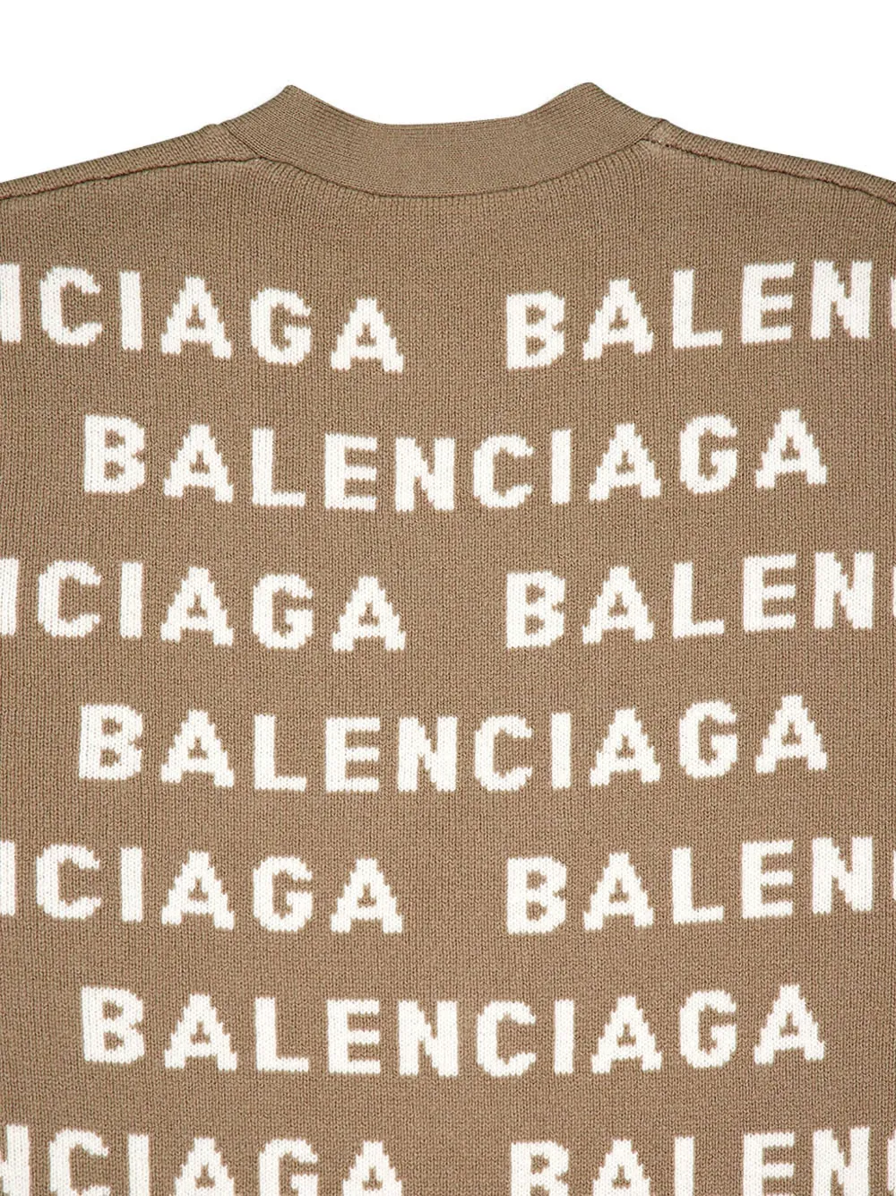 Balenciaga Intarsia vest Beige