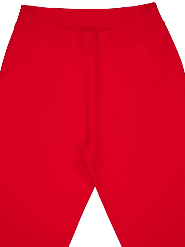 STELLA MCCARTNEY ニットパンツ Stella McCartney ファインニット パンツ | レッド | FARFETCH JP