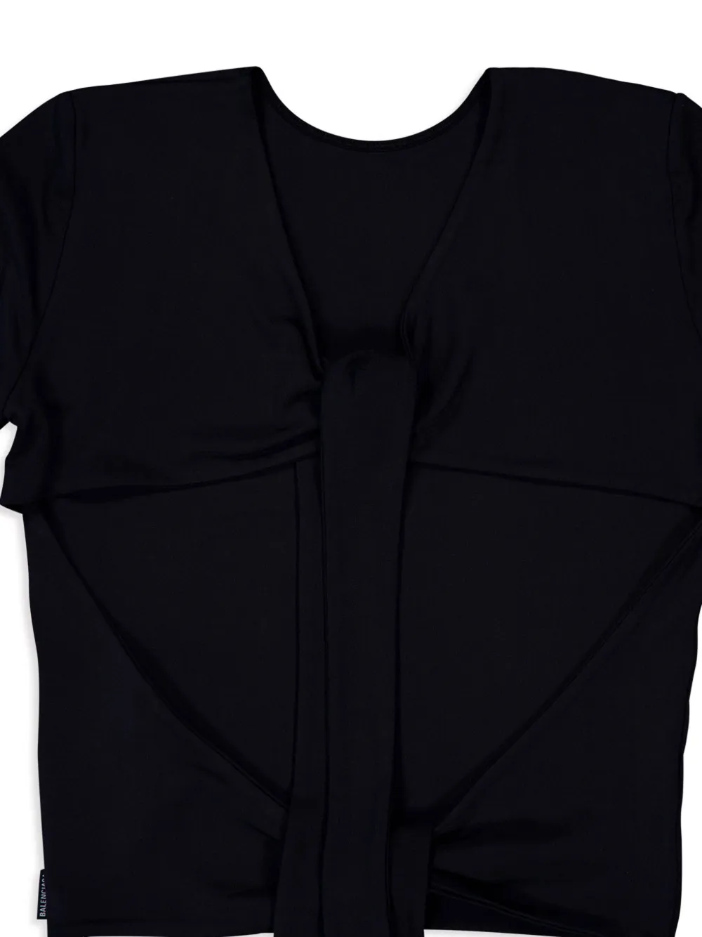 Balenciaga Top met geknoopt detail Zwart