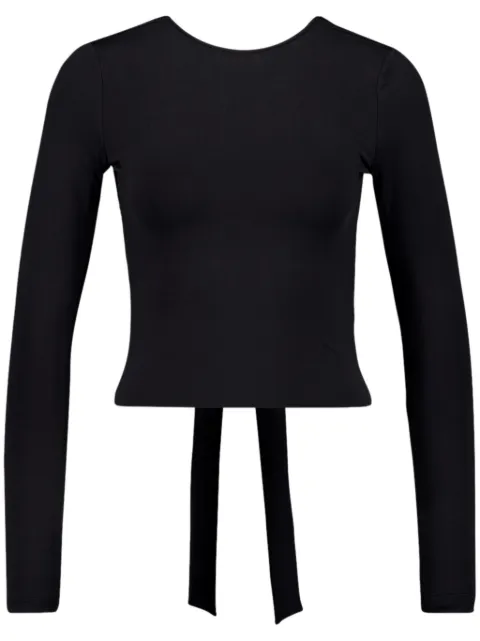 Balenciaga knot-detail long-sleeved top 
