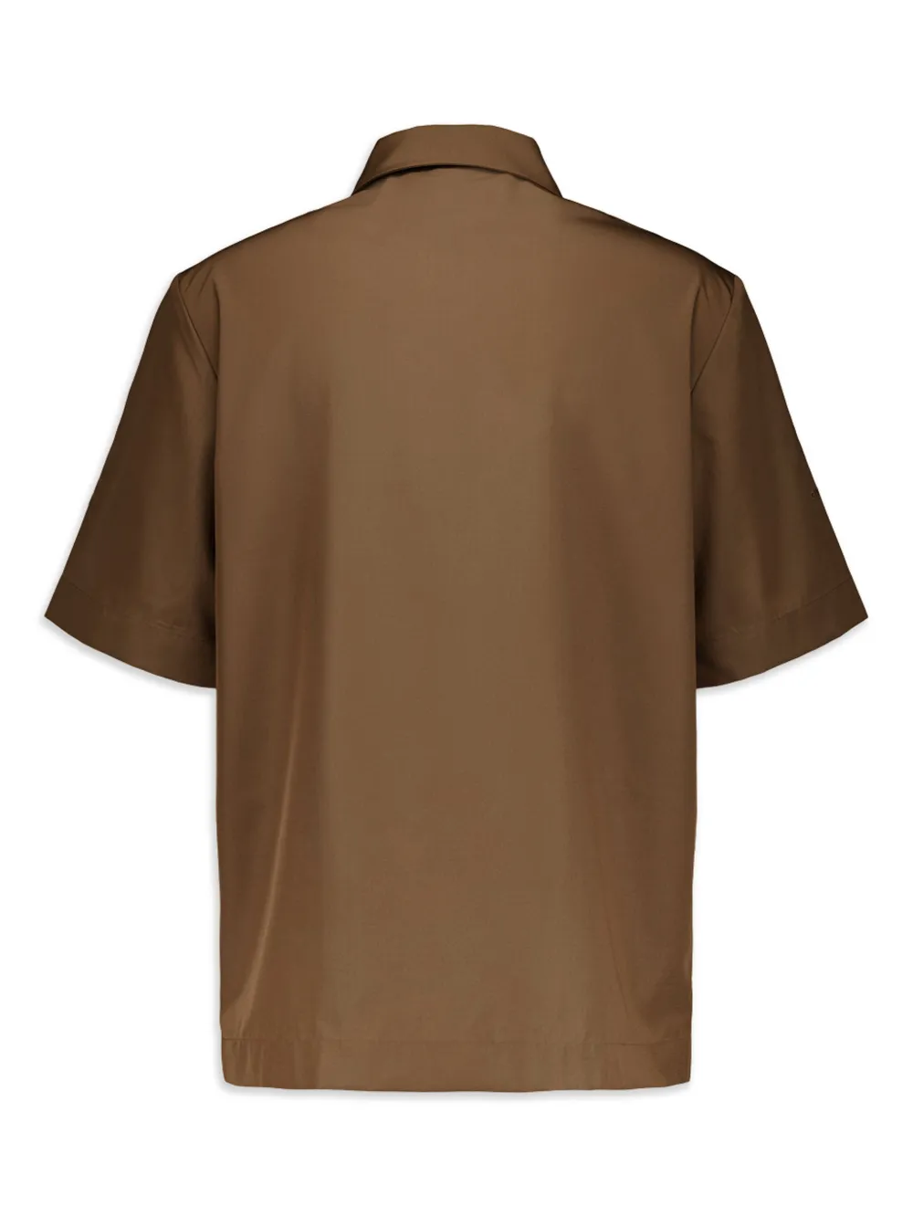 Givenchy logo-embroidered shirt - Bruin