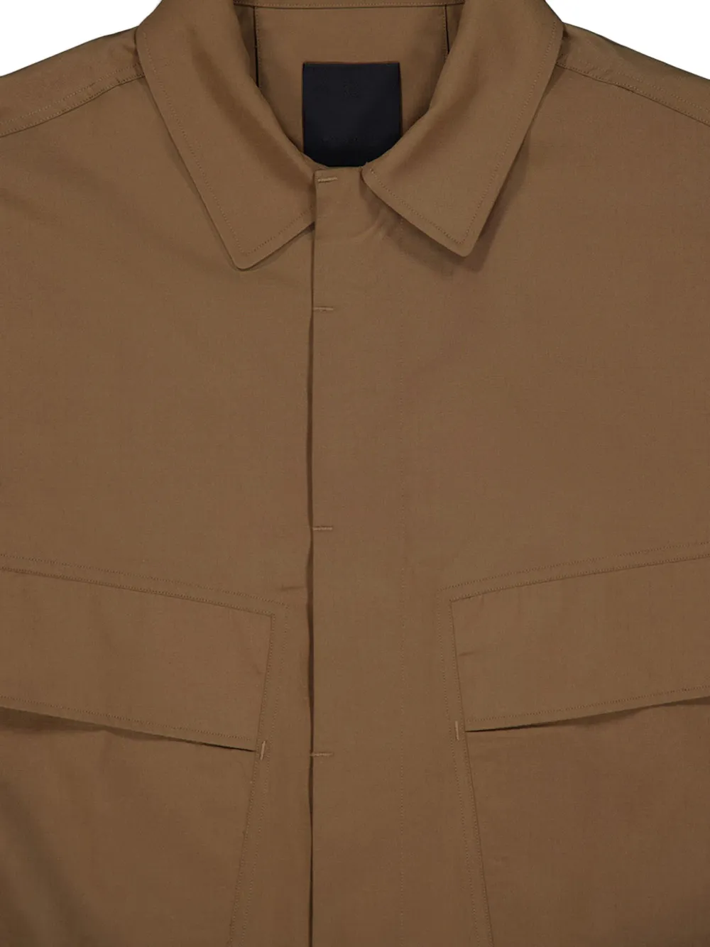 Givenchy Overhemd met geborduurd logo Bruin