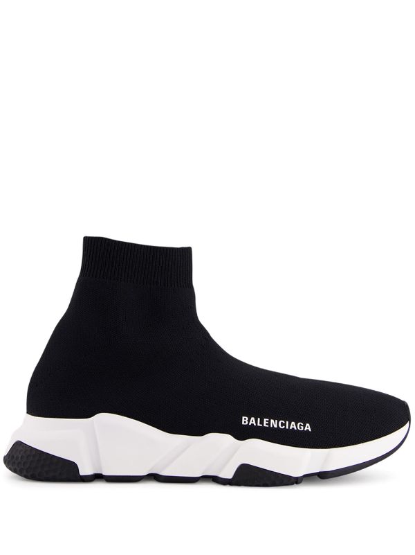 Balenciaga sock shoes black on sale