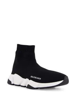 Green balenciaga sock shoes online