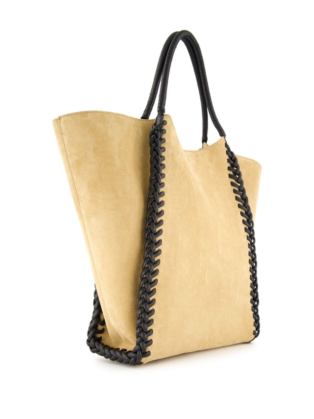 Altuzarra Braid suede tote bag - Beige