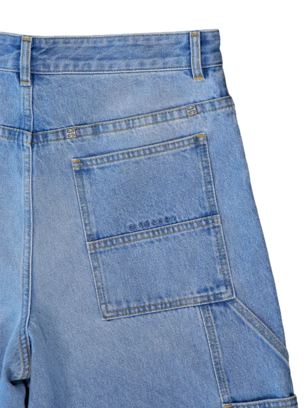 【関税込み】GIVENCHY CARPENTER SHORTS Givenchy Carpenter Denim Shorts | Blue | FARFETCH