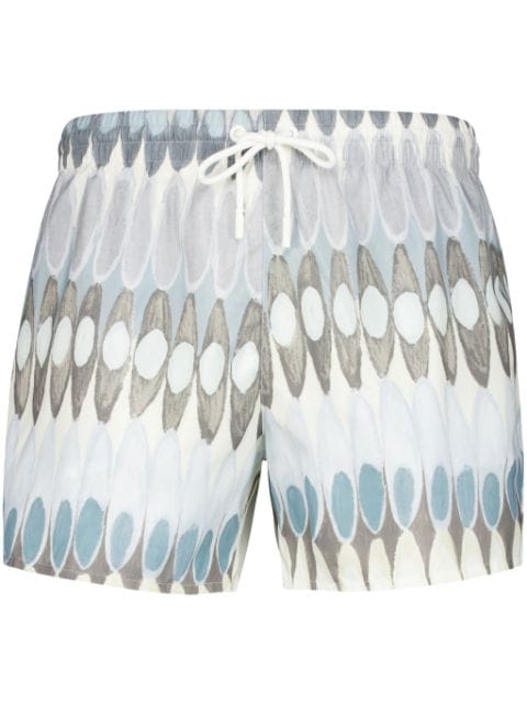 COMMAS abstract-print swim shorts 