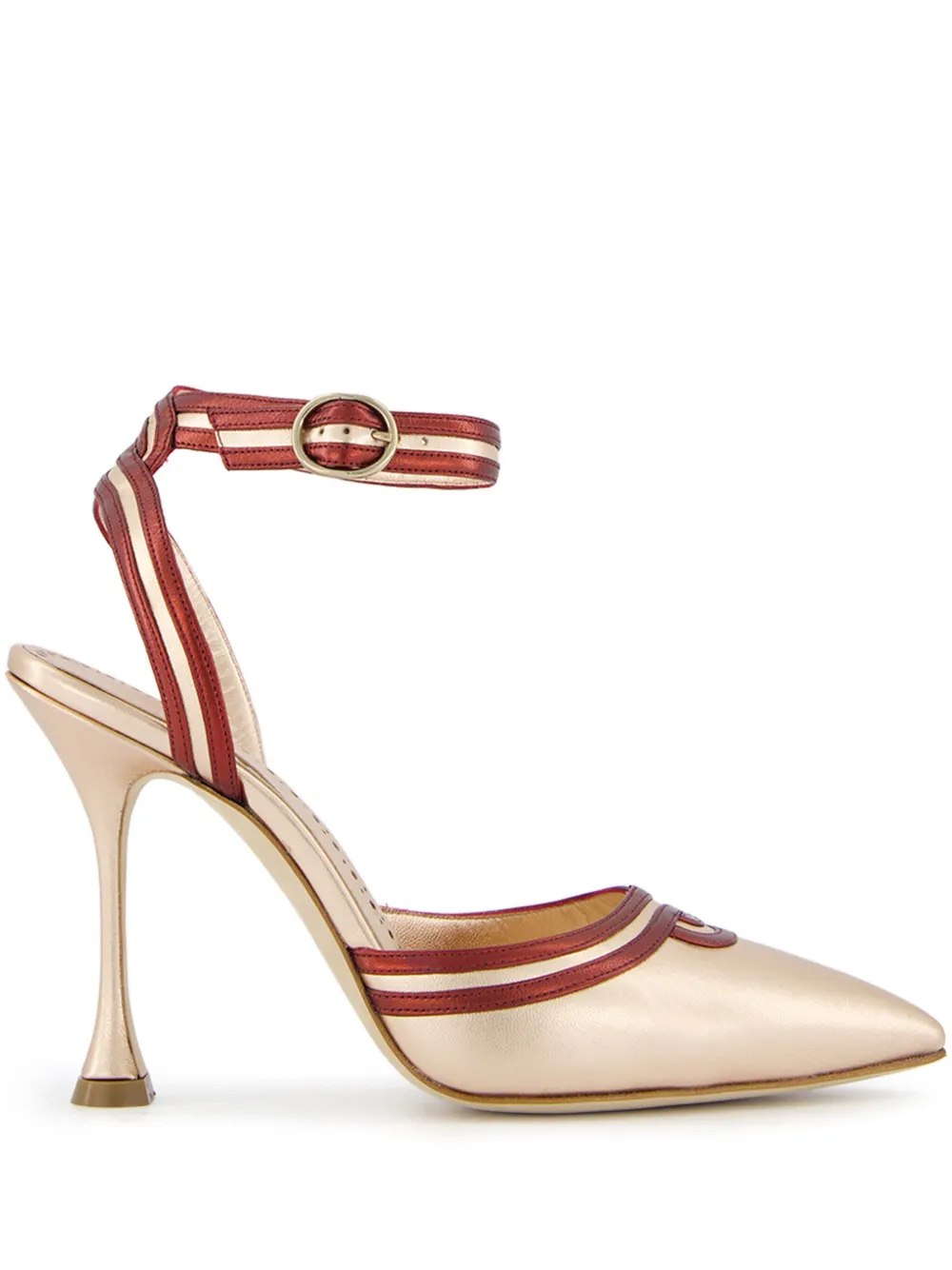 Manolo Blahnik 105 mm Chonga pumps Beige
